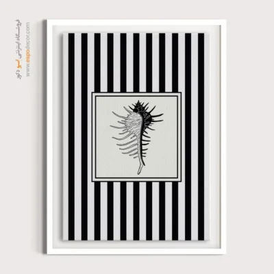 تابلو مینیمال تم مشکی - اسپو دکور