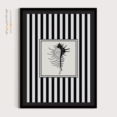 تابلو مینیمال تم مشکی - اسپو دکور