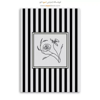 تابلو مینیمال تم مشکی - اسپو دکور