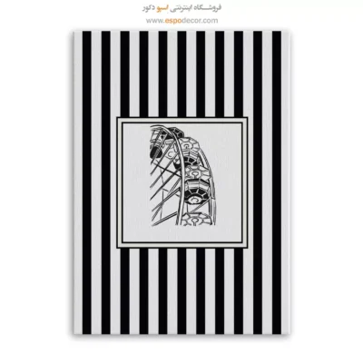 تابلو مینیمال تم مشکی - اسپو دکور