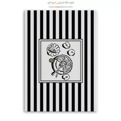 تابلو مینیمال تم مشکی - اسپو دکور