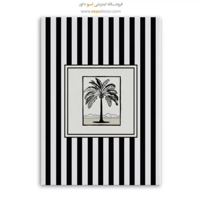 تابلو مینیمال تم مشکی - اسپو دکور