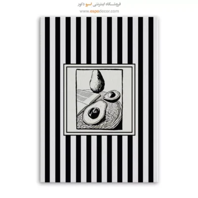 تابلو مینیمال تم مشکی - اسپو دکور