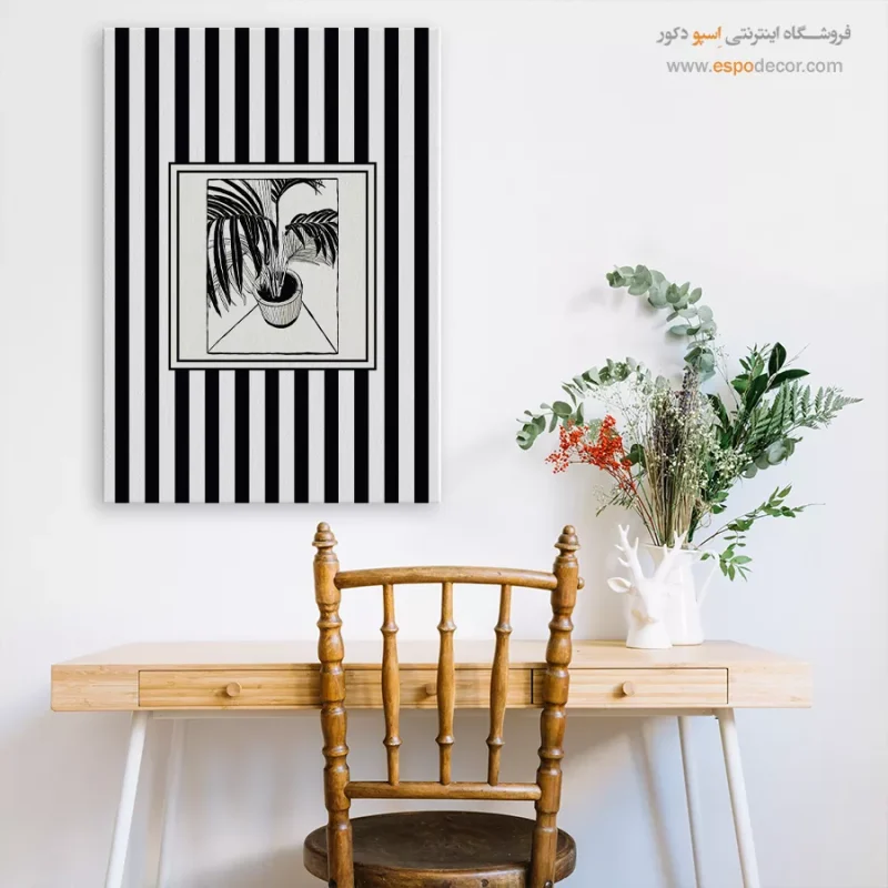 تابلو مینیمال تم مشکی - Image 7