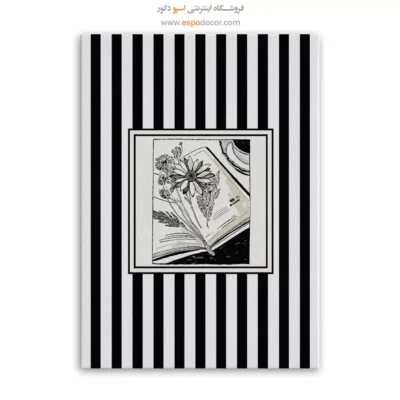 تابلو مینیمال تم مشکی - اسپو دکور