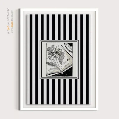 تابلو مینیمال تم مشکی - اسپو دکور