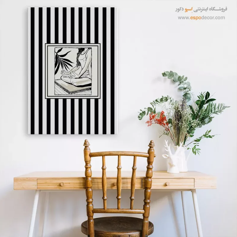 تابلو مینیمال تم مشکی - Image 7