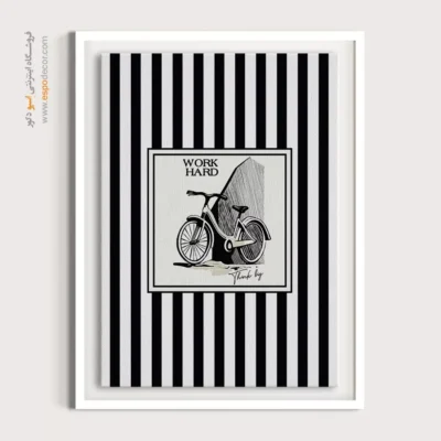 تابلو مینیمال تم مشکی - اسپو دکور