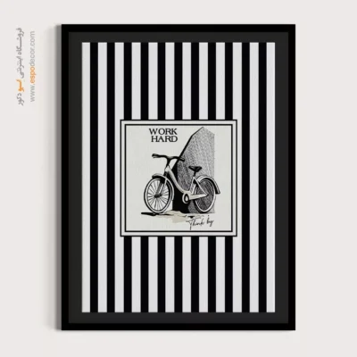 تابلو مینیمال تم مشکی - اسپو دکور