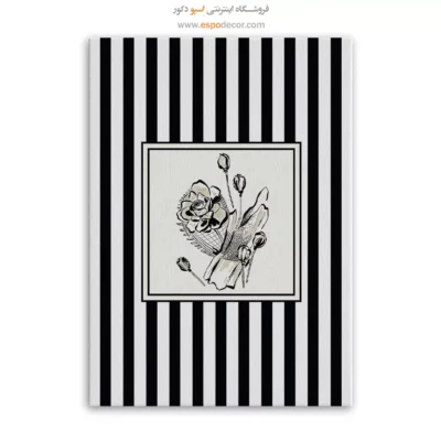 تابلو مینیمال تم مشکی - اسپو دکور
