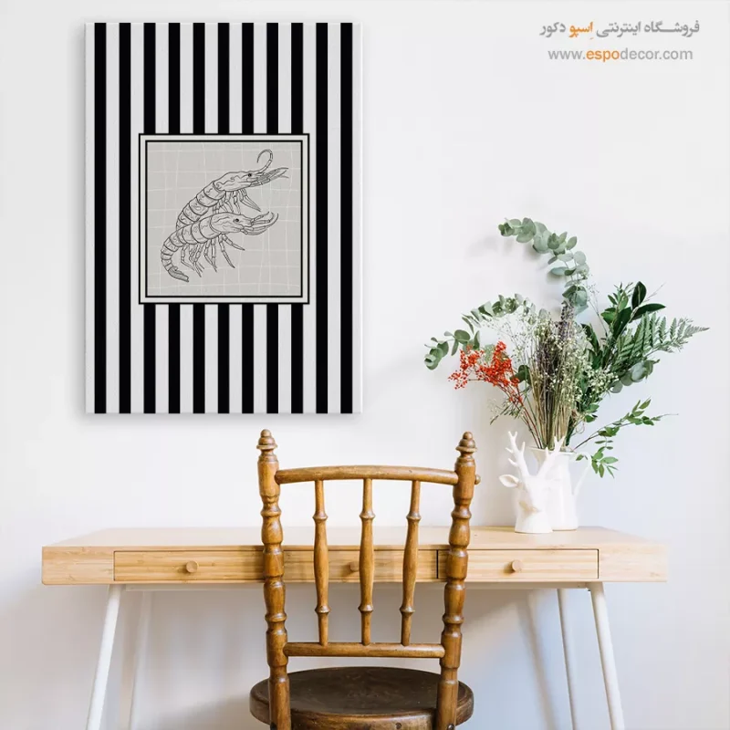تابلو مینیمال تم مشکی - Image 7