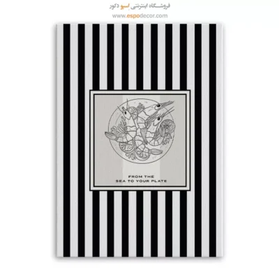 تابلو مینیمال تم مشکی - اسپو دکور