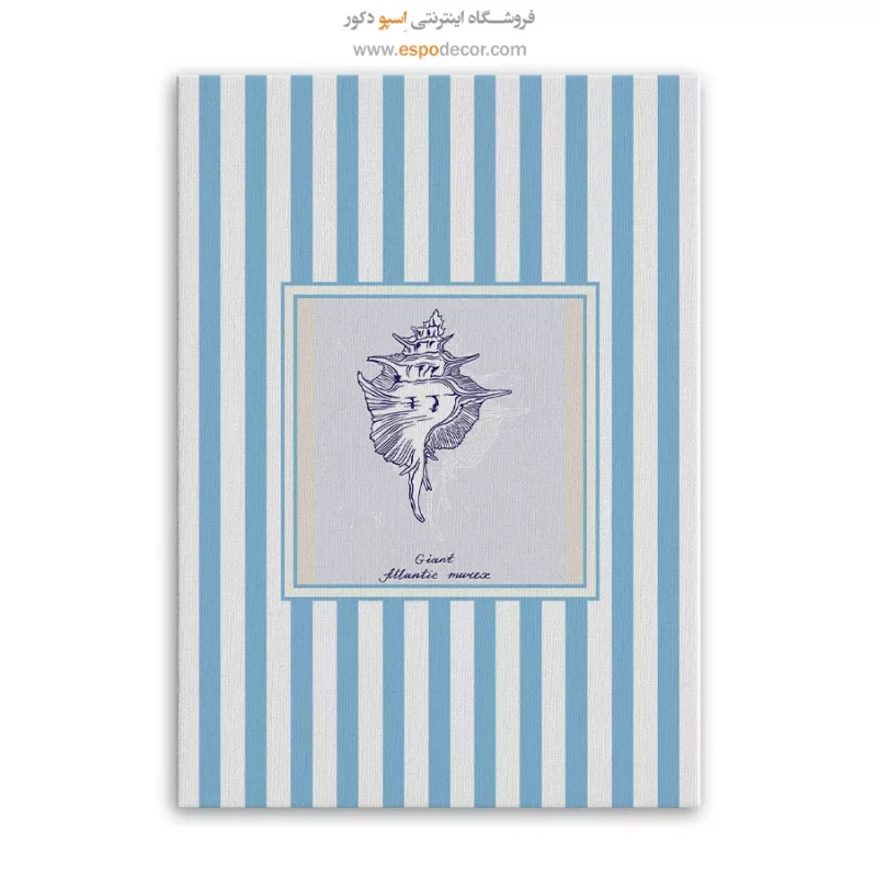 تابلو مینیمال تم آبی - Image 6