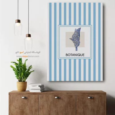 تابلو مینیمال تم آبی - اسپو دکور