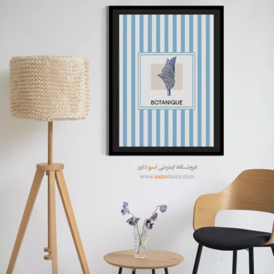 تابلو مینیمال تم آبی - اسپو دکور