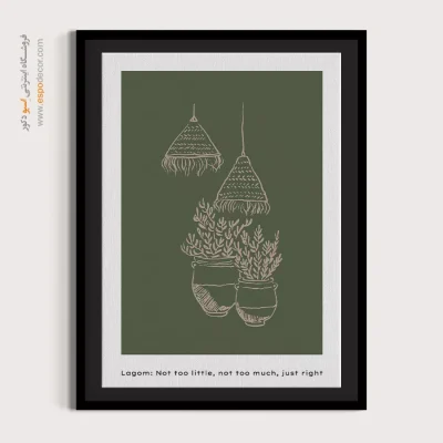 تابلو مینیمال - اسپو دکور