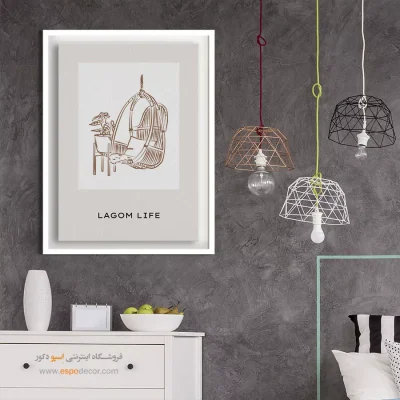 تابلو مینیمال - اسپو دکور
