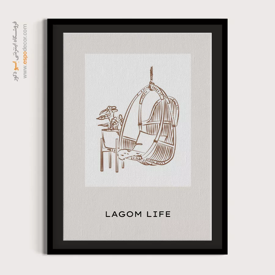 تابلو مینیمال - اسپو دکور