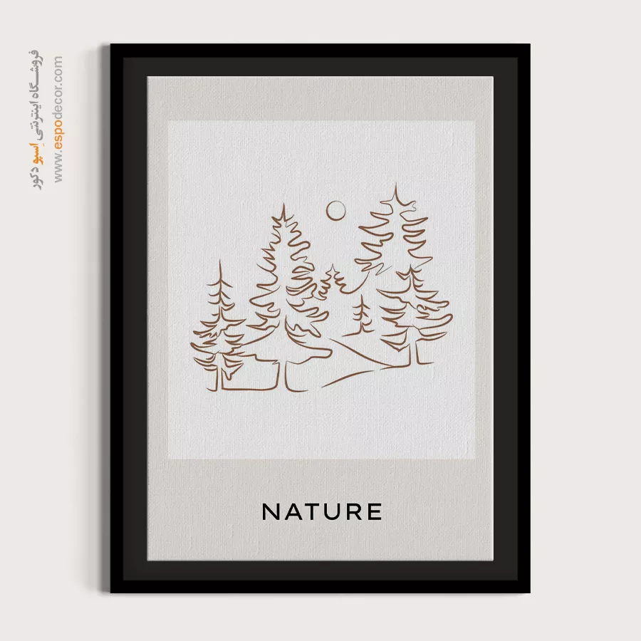 تابلو مینیمال - اسپو دکور