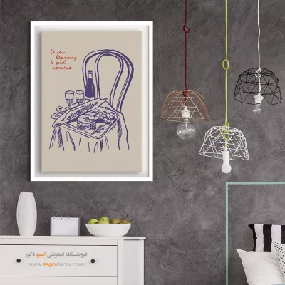 تابلو مینیمال - اسپو دکور