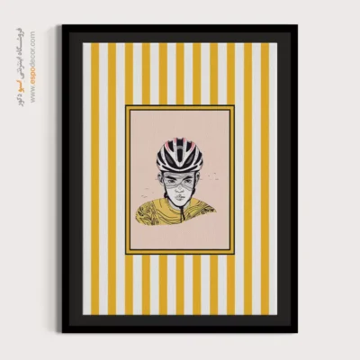 تابلو مینیمال تم زرد - اسپو دکور