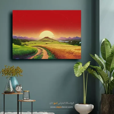 تابلو آرامشبخش - خواب واپسین – تابلو مدرن - اسپو دکور