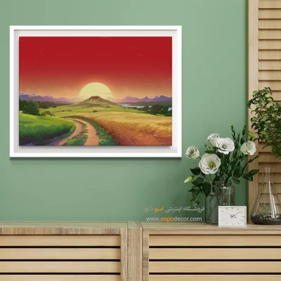 تابلو آرامشبخش - خواب واپسین – تابلو مدرن - اسپو دکور