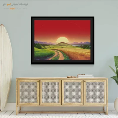 تابلو آرامشبخش - خواب واپسین – تابلو مدرن - اسپو دکور