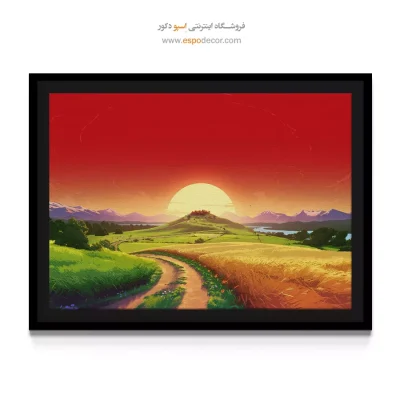 تابلو آرامشبخش - خواب واپسین – تابلو مدرن - اسپو دکور