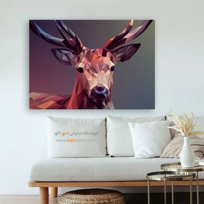 تابلو فانتزی آرامش‌بخش - موج ژرف – تابلو مدرن - اسپو دکور