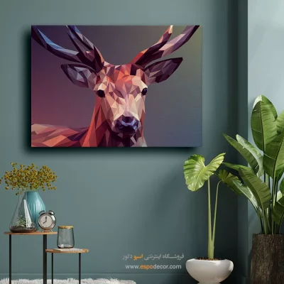 تابلو فانتزی آرامش‌بخش - موج ژرف – تابلو مدرن - اسپو دکور