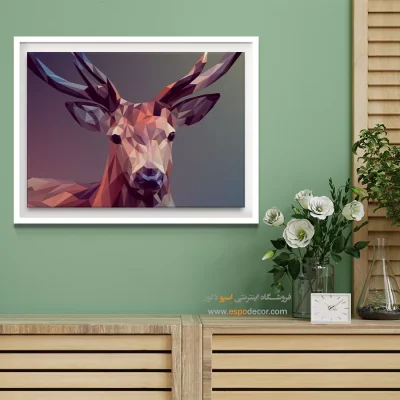 تابلو فانتزی آرامش‌بخش - موج ژرف – تابلو مدرن - اسپو دکور