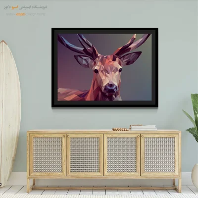 تابلو فانتزی آرامش‌بخش - موج ژرف – تابلو مدرن - اسپو دکور