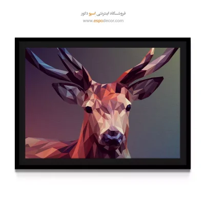 تابلو فانتزی آرامش‌بخش - موج ژرف – تابلو مدرن - اسپو دکور