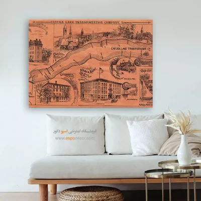 تابلو هنری اتاق خواب - بهار تنها – تابلو مدرن - اسپو دکور