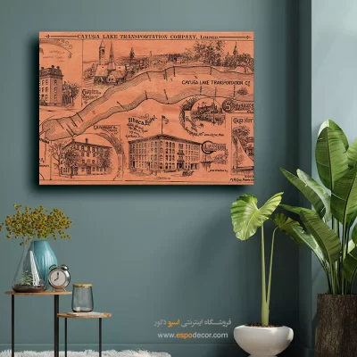 تابلو هنری اتاق خواب - بهار تنها – تابلو مدرن - اسپو دکور