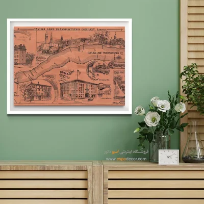 تابلو هنری اتاق خواب - بهار تنها – تابلو مدرن - اسپو دکور