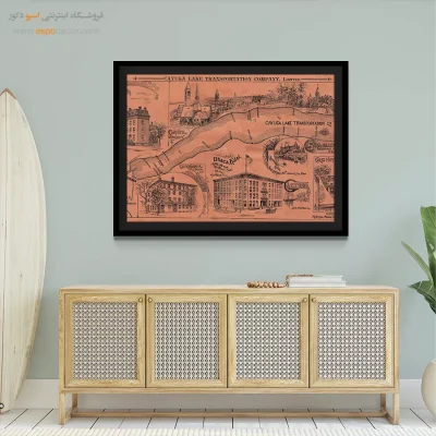 تابلو هنری اتاق خواب - بهار تنها – تابلو مدرن - اسپو دکور