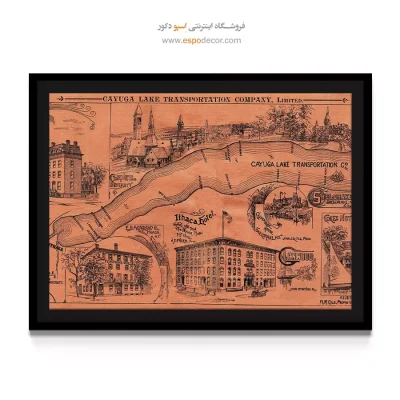 تابلو هنری اتاق خواب - بهار تنها – تابلو مدرن - اسپو دکور