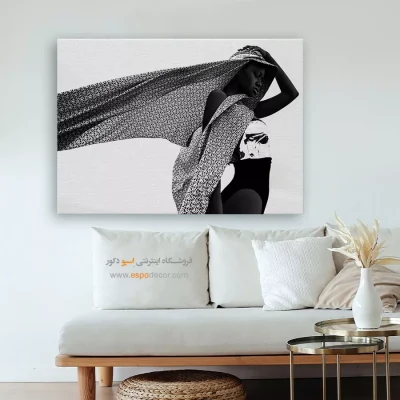 تابلو فانتزی هدیه عروسی - نفس مه‌آلود – تابلو مدرن - اسپو دکور