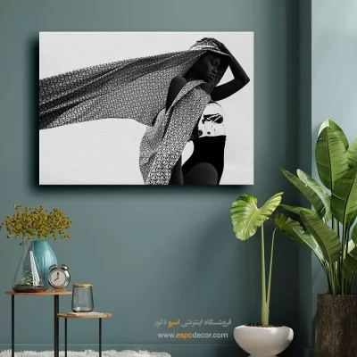 تابلو فانتزی هدیه عروسی - نفس مه‌آلود – تابلو مدرن - اسپو دکور