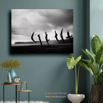 تابلو دکوراتیو اتاق خواب - مه سپید – تابلو مدرن - اسپو دکور