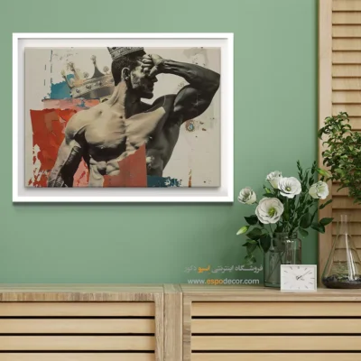 تابلو هنری هدیه خانه نو - پژواک نرم – تابلو مدرن - اسپو دکور