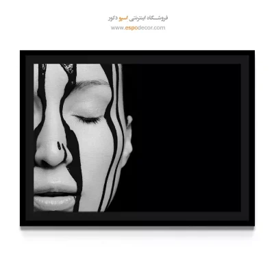 تابلو هنری تأملبرانگیز - موج دلتنگ – تابلو مدرن - اسپو دکور