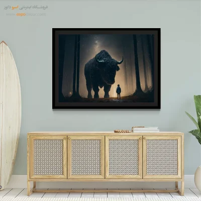 تابلو مینیمال هدیه خانه نو - آواز واپسین – تابلو مدرن - اسپو دکور