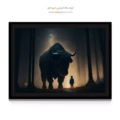 تابلو مینیمال هدیه خانه نو - آواز واپسین – تابلو مدرن - اسپو دکور