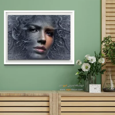 تابلو فانتزی آبرنگ - پاییز واپسین – تابلو مدرن - اسپو دکور