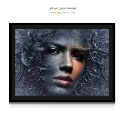 تابلو فانتزی آبرنگ - پاییز واپسین – تابلو مدرن - اسپو دکور