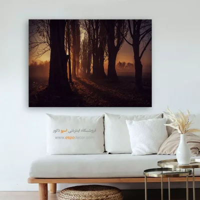 خرید تابلو هنری هدیه تولد - سایه بیانتها – تابلو مدرن - اسپو دکور