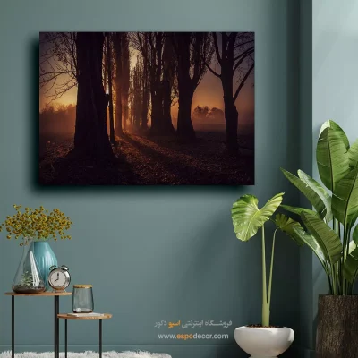 خرید تابلو هنری هدیه تولد - سایه بیانتها – تابلو مدرن - اسپو دکور